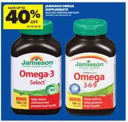 Real Canadian Superstore JAMIESON OMEGA SUPPLEMENTS offer
