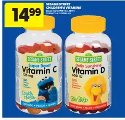 Real Canadian Superstore SESAME STREET CHILDREN'S VITAMINS, 180'S offer
