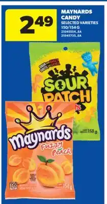 Real Canadian Superstore MAYNARDS CANDY, 150/154 G offer