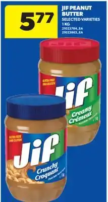 Real Canadian Superstore JIF PEANUT BUTTER, 1 KG offer