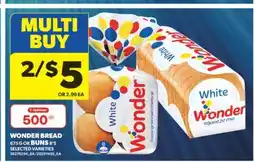 Real Canadian Superstore WONDER BREAD, 675 G OR BUNS, 8'S offer