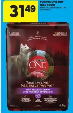 Real Canadian Superstore PURINA ONE DRY DOG FOOD, 6-7 KG offer