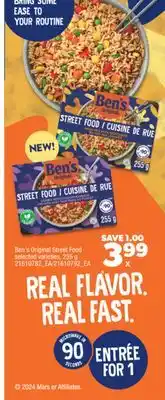 Real Canadian Superstore BEN'S ORIGINAL STREET FOOD, 255 g offer