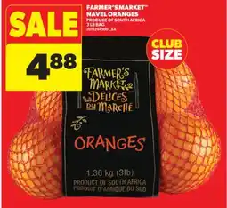 Real Canadian Superstore FARMER'S MARKET NAVEL ORANGES, 3 LB BAG offer
