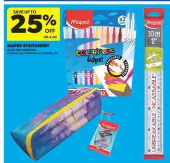 Real Canadian Superstore MAPED STATIONERY offer