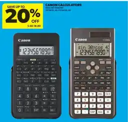 Real Canadian Superstore CANON CALCULATORS offer