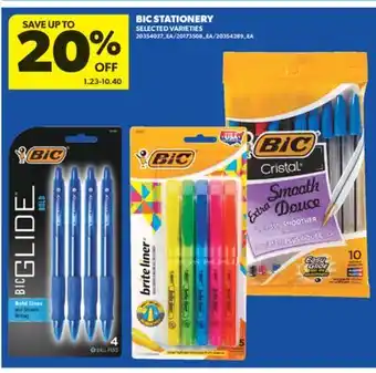 Real Canadian Superstore BIC STATIONERY offer