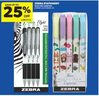 Real Canadian Superstore ZEBRA STATIONERY offer