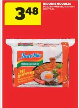 Real Canadian Superstore INDOMIE NOODLES, 400/425 G offer