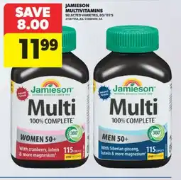 Real Canadian Superstore JAMIESON MULTIVITAMINS, 80/115' S offer