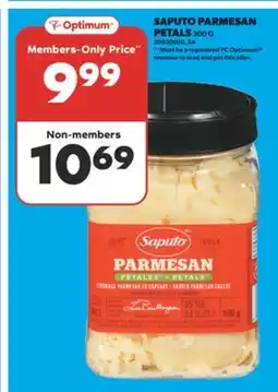 Real Canadian Superstore SAPUTO PARMESAN PETALS, 300 G offer