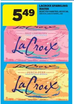 Real Canadian Superstore LACROIX SPARKLING WATER, 8X355 ML offer