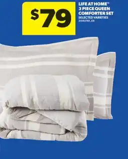 Real Canadian Superstore LIFE AT HOME 3 PIECE QUEEN COMFORTER SET offer