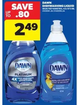 Real Canadian Superstore DAWN DISHWASHING LIQUID, 431/473 ML offer