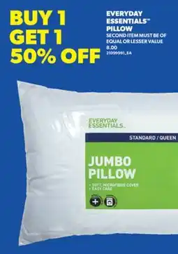 Real Canadian Superstore EVERYDAY ESSENTIALS PILLOW offer