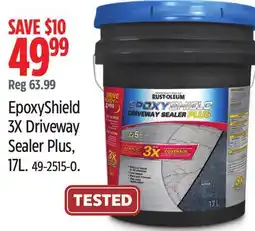 Canadian Tire EpoxyShield 3X Driveway Sealer Plus, 17L offer