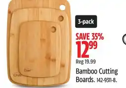 Canadian Tire Bamboo Cutting Boards offer