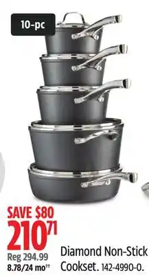 Canadian Tire Heritage Diamond Non-Stick Cookset offer