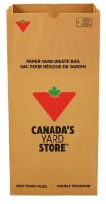 Canadian Tire Canadian Tire Yard Waste 2-Ply Paper Bags, 20-Pack offer