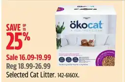 Canadian Tire Selected Cat Litter offer