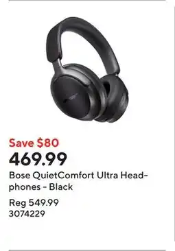 Staples Bose QuietComfort Ultra Headphones - Black offer
