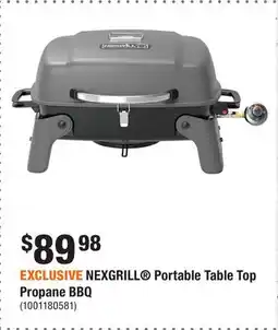 Home Depot EXCLUSIVE NEXGRILL Portable Table Top Propane BBQ offer