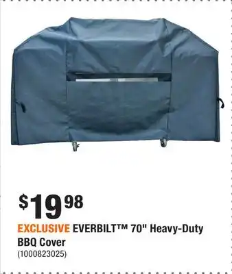 Home Depot EXCLUSIVE EVERBILT 70 Heavy-Duty BBQ Cover offer