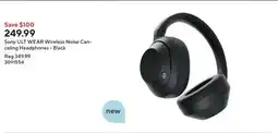 Staples Sony ULT WEAR Wireless Noise Canceling Headphones - Black offer