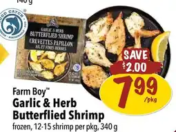 Farm Boy Farm Boy Garlic & Herb Butterflied Shrimp offer