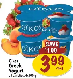 Farm Boy Oikos Greek Yogurt offer