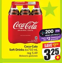 FreshCo Coca-cola Soft Drinks 6x710 mL offer