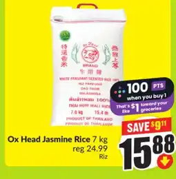 FreshCo Ox HEAD Jasmine Rice 7 kg offer