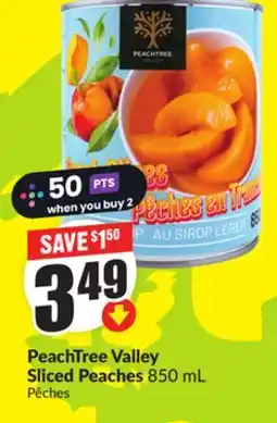 FreshCo Peach Tree Valley Sliced Peaches 850 mL offer