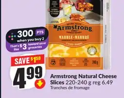 FreshCo Armstrong Natural Cheese Slices 220-240 g offer