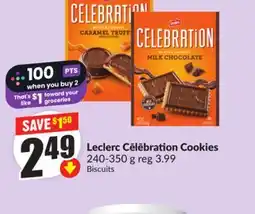 FreshCo Leclerc Cēlēbration Cookies 240-350 g offer