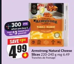 Chalo FreshCo Armstrong Natural Cheese Slices 220-240 g offer