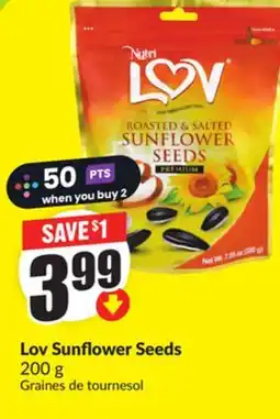 FreshCo Lov Sunflower Seeds 200g offer