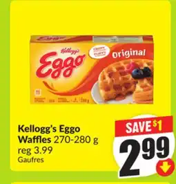 FreshCo Kellogg's Eggo Waffles 270-280g offer