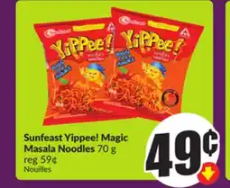 Chalo FreshCo Sunfeast Yippee! Magic Masala Noodles 70 g offer