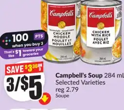 FreshCo Campbell's Soup 284 mL Selected Varieties offer