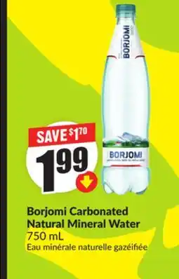 Chalo FreshCo Borjomi Carbonated Natural Mineral Water 750 mL offer
