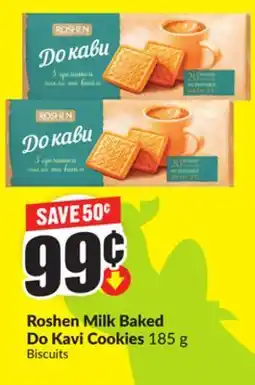 FreshCo Roshen Milk Baked Do Kavi Cookies 185 g offer