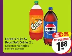 Chalo FreshCo Pepsi Soft Drinks 2 L Selected Varieties offer