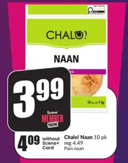 Chalo FreshCo Chalo! Naan offer