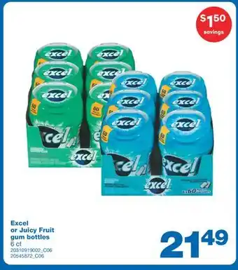 Wholesale Club GUM BOTTLES, 6 ct offer