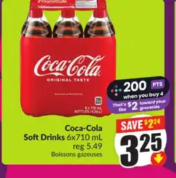 Chalo FreshCo Coca-Cola Soft Drinks 6x710 mL offer