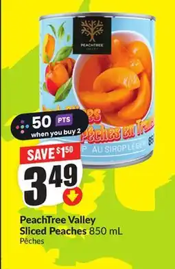 Chalo FreshCo PeachTree Valley Sliced Peaches 850 mL offer