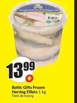 Chalo FreshCo Baltic Gifts Frozen Herring Fillets 1 kg offer