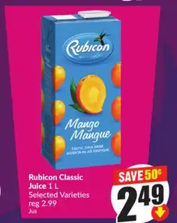 Chalo FreshCo Rubicon Classic Juice 1 L offer