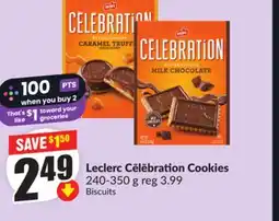 Chalo FreshCo Leclerc Cēlēbration Cookies 240-350 g offer